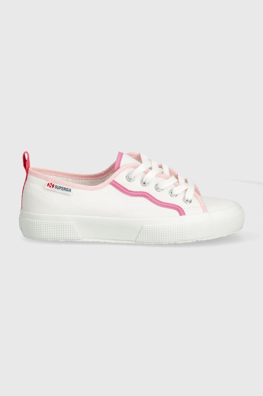 Πάνινα παπούτσια Superga 2750 CURLY BINDINGS S8138NW λευκό SS24
