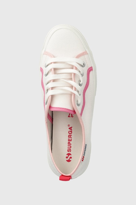 Πάνινα παπούτσια Superga 2750 CURLY BINDINGS λευκό S8138NW