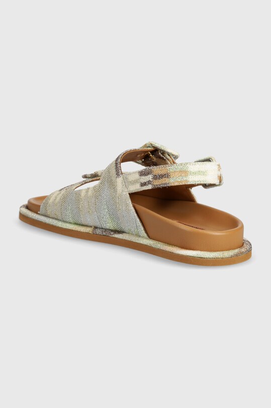 Încălțăminte Missoni sandale Mia M39.024 bej