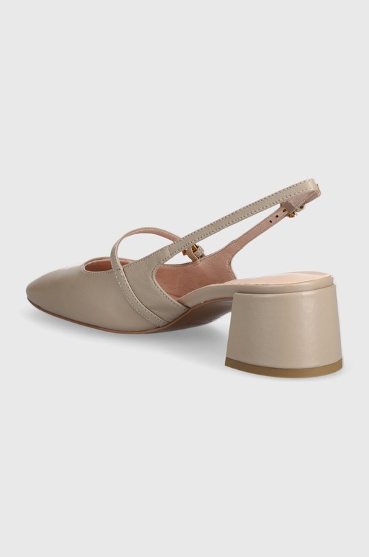 Boty Kožené lodičky Coccinelle PKK.21.01.01.N80 béžová