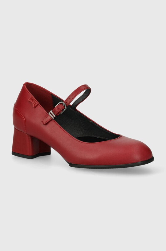 Kožené lodičky Camper Katie přírodní kůže červená K200694.009