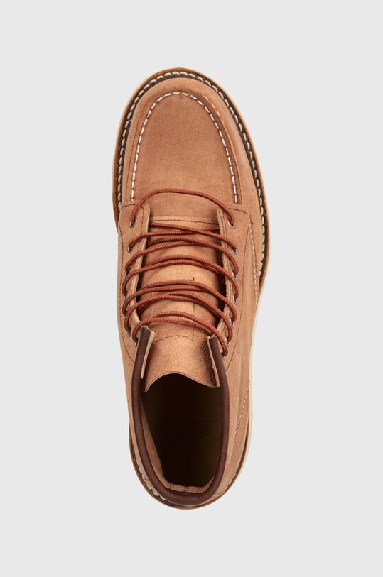 Semišové topánky Red Wing 6-Inch Moc Toe ružová 3319.moc