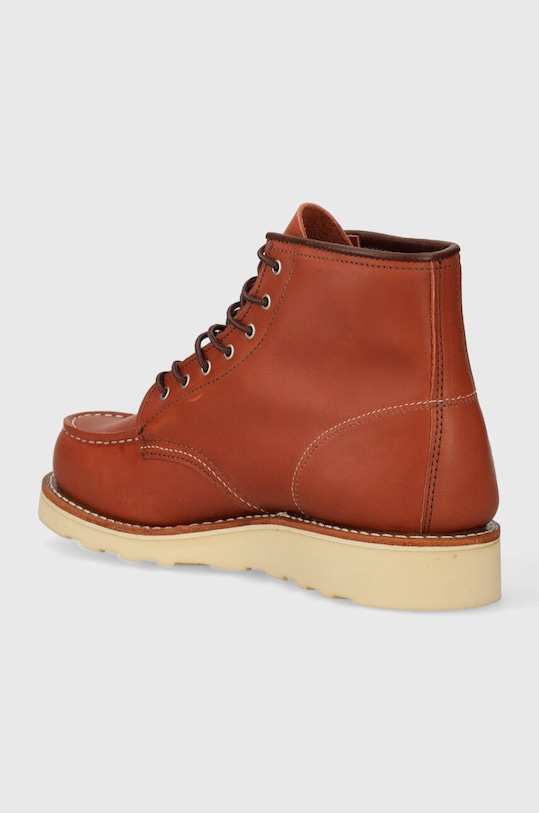 Boty Kožené kotníkové boty Red Wing 6-Inch Moc Toe 3425 hnědá