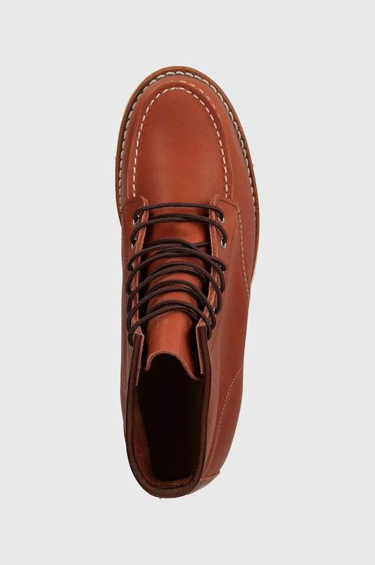 Kožené kotníkové boty Red Wing 6-Inch Moc Toe hnědá 3425