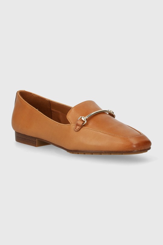 Aldo mocasini de piele HARRIOT piele maro 13441256