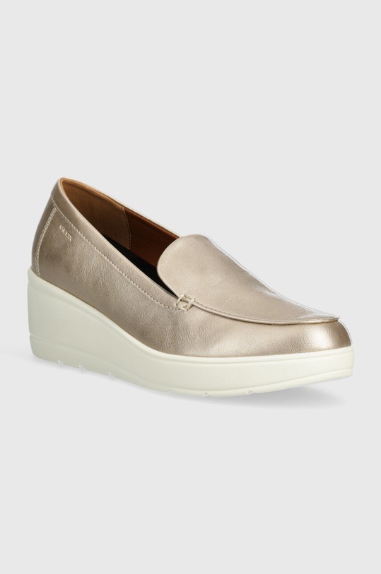 Geox mocasini D ILDE B imitatie de piele aur D36RAB.000NF.C2012