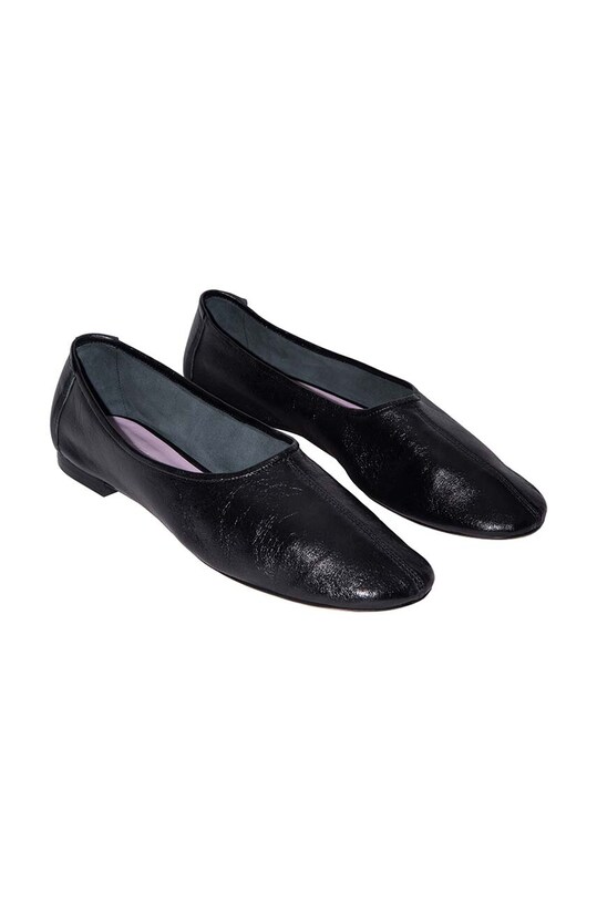 By Far balerini de piele Prudence MWFFC005LL002BK001PL negru SS24