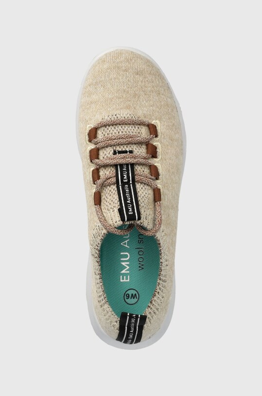 Шерстяные кроссовки Emu Australia Heidelberg бежевый W13029.OTML