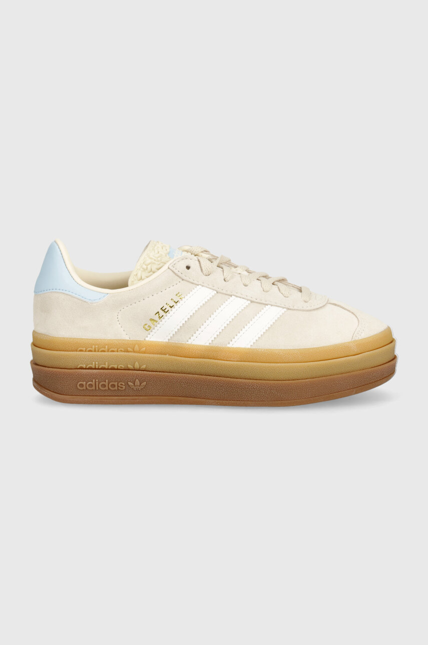 adidas Originals sneakers din piele intoarsă Gazelle Bold JH5540 bej SS24