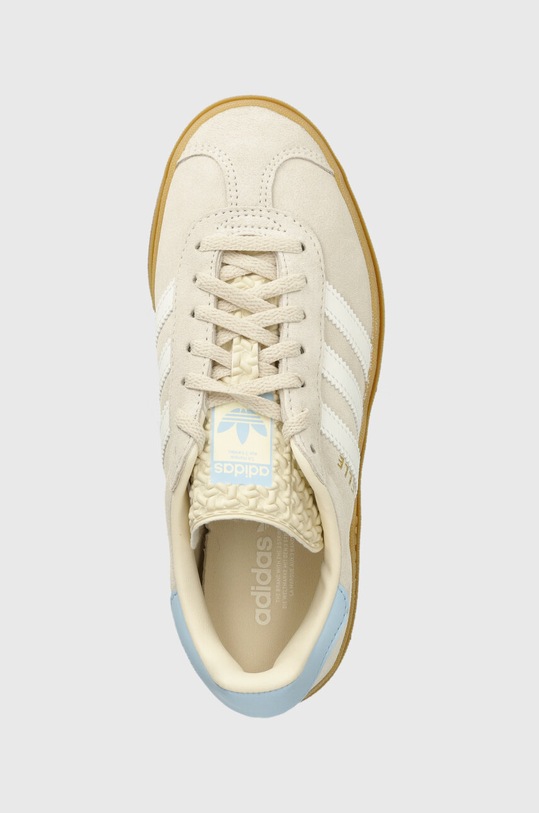 adidas Originals sneakers din piele intoarsă Gazelle Bold bej JH5540