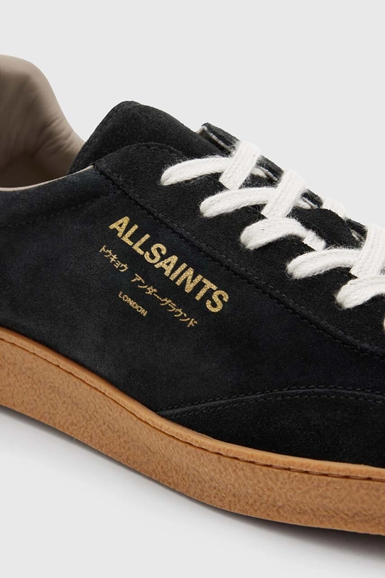 AllSaints sneakers din piele intoarsă Thelma negru WF749Z