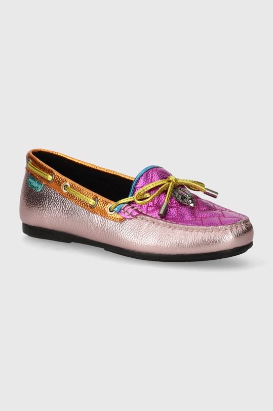 Kurt Geiger London mocasini de piele Eagle Moccasin piele multicolor 9790857109.PINK