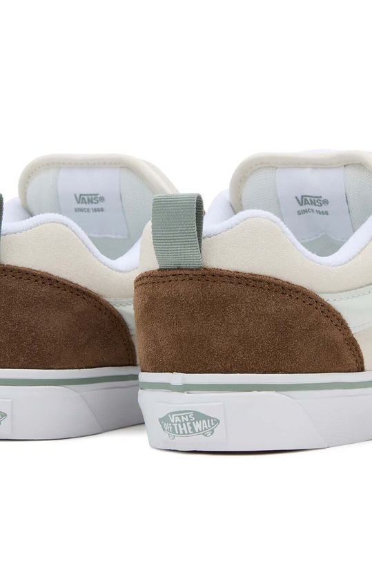 Obuwie Vans tenisówki skórzane Knu Skool VN0009QCBLU1 beżowy