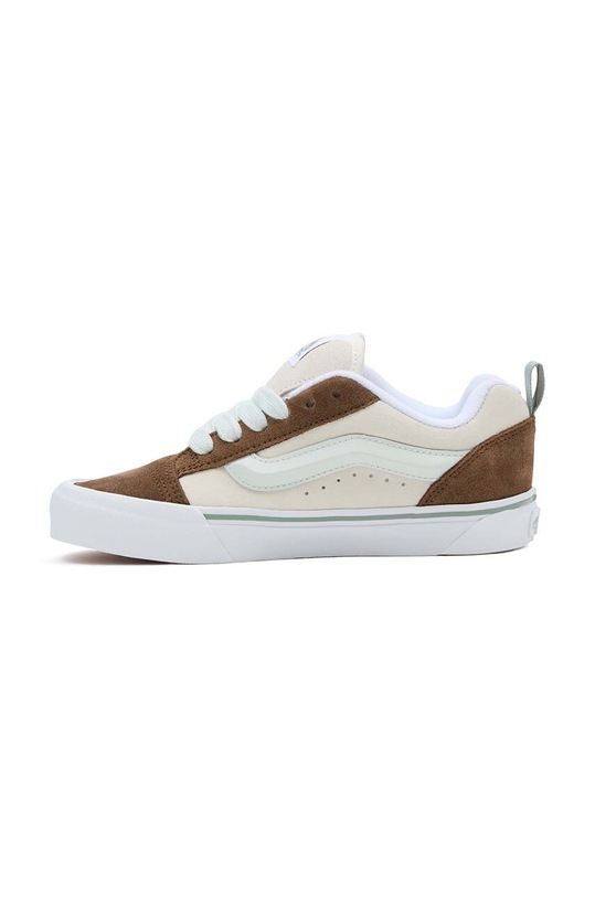 Vans tenisówki skórzane Knu Skool beżowy VN0009QCBLU1