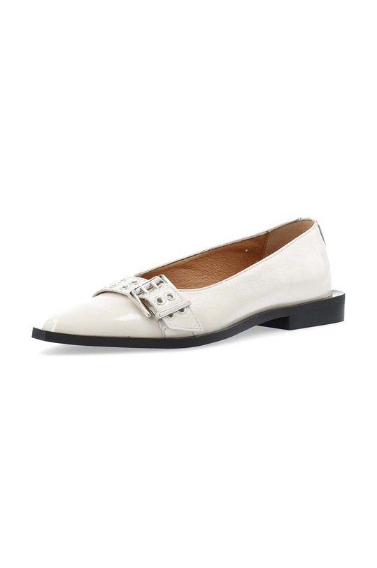 Bianco baleriny skórzane BIAVICTORIA 11251635.Off.White biały SS24