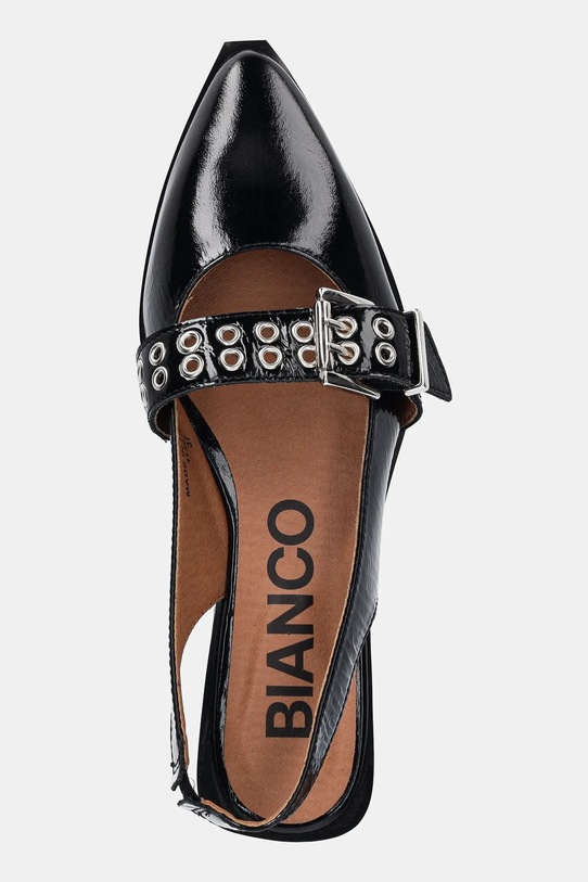 Kožené balerínky Bianco BIAVICTORIA čierna 11251703.Black.N