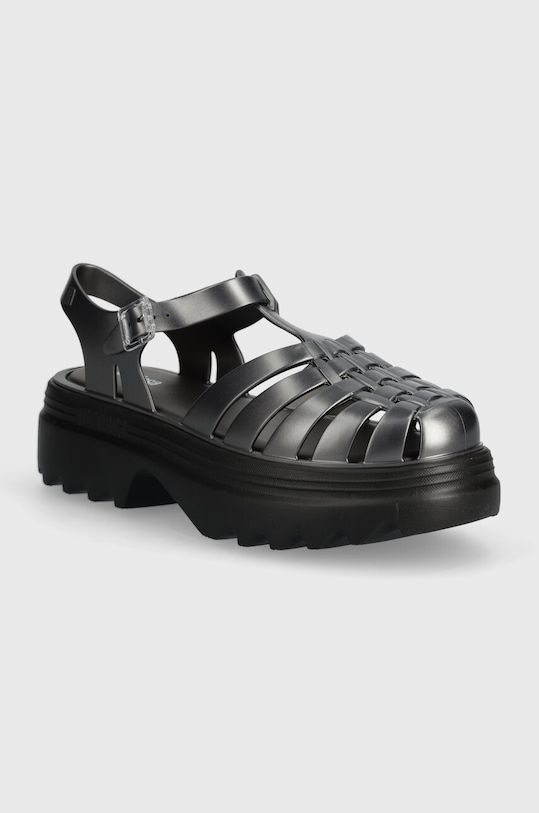Sandály Melissa POSSESSION PLATFORM II AD platforma stříbrná M.35818.AX291