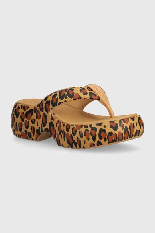 Шльопанці Melissa FREE FUZZY PRINTED PLATFORM платформа бежевий M.35995.BB907