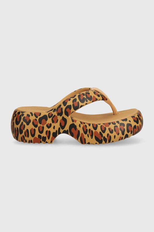 Pantofle Melissa FREE FUZZY PRINTED PLATFORM M.35995.BB907 béžová SS24