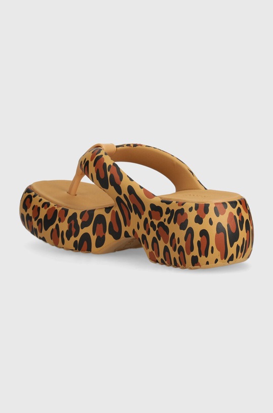 Boty Pantofle Melissa FREE FUZZY PRINTED PLATFORM M.35995.BB907 béžová