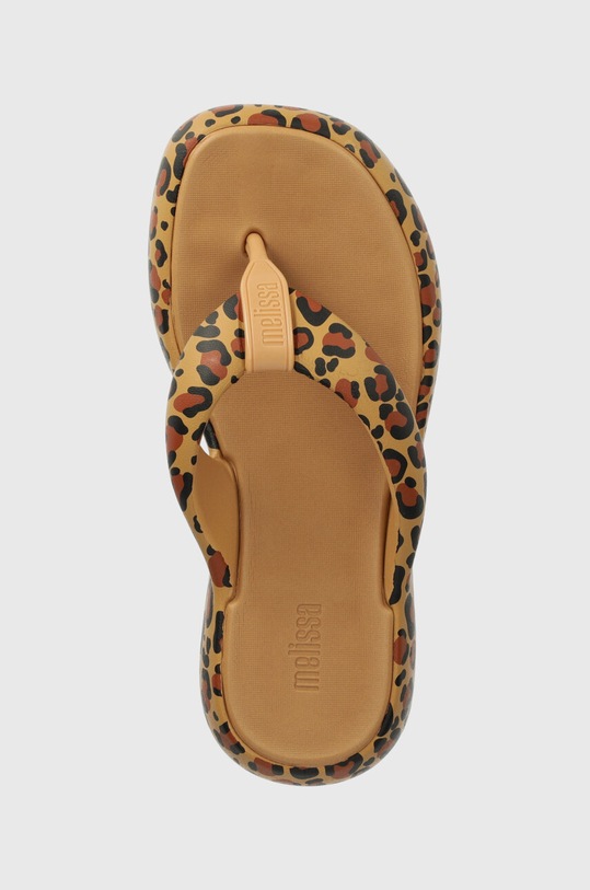 Pantofle Melissa FREE FUZZY PRINTED PLATFORM béžová M.35995.BB907