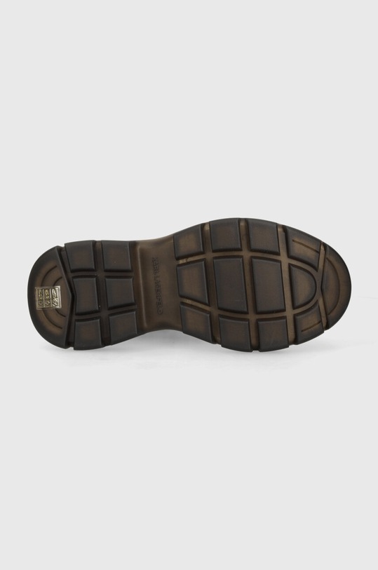 Karl Lagerfeld bőr sneaker LUNA KL42952.400 fekete