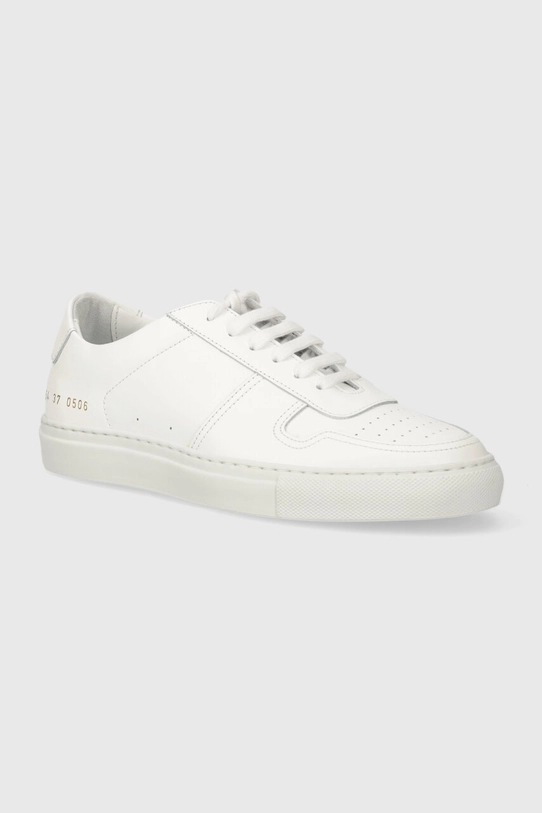 Kožené sneakers boty Common Projects BBall Low in Leather nízký bílá 3864.0506