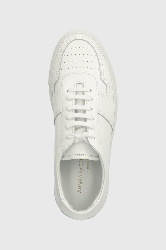 Кожаные кроссовки Common Projects BBall Low in Leather белый 3864.0506