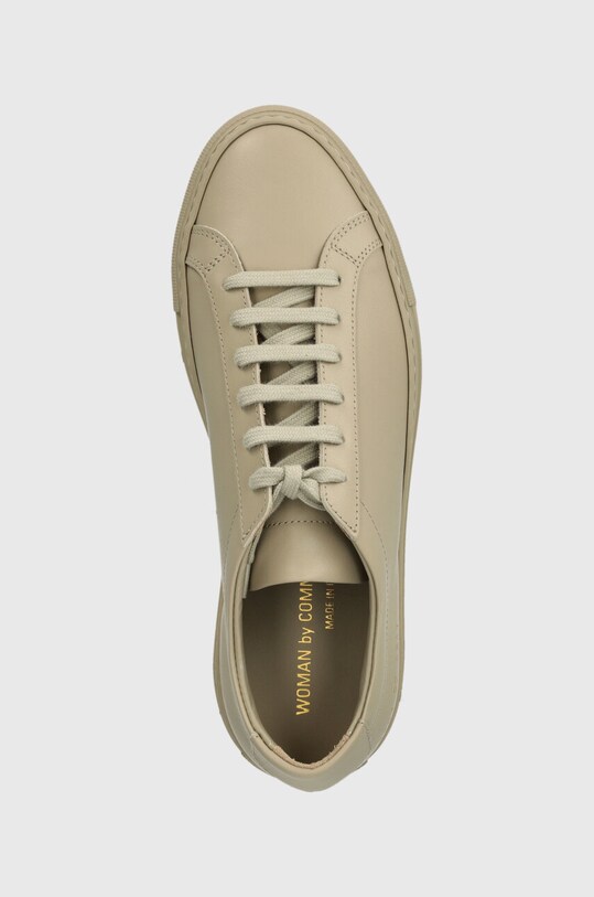 Шкіряні кросівки Common Projects Original Achilles Low бежевий 3701.0241