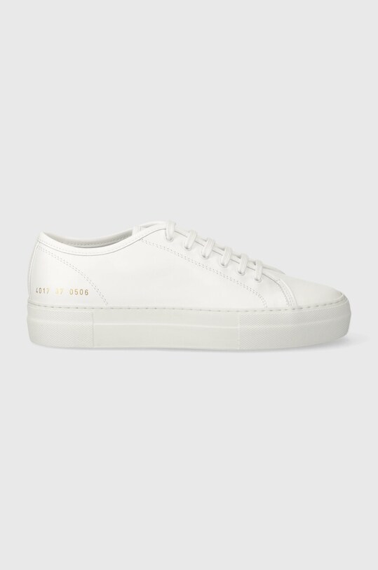 Common Projects leather sneakers Tournament Low Super in Leather 4017.0506 white AW24