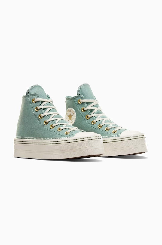 Converse trampki Chuck Taylor All Star Modern Lift A07547C zielony SS24