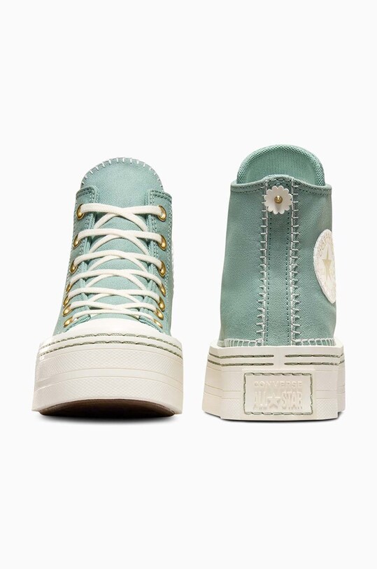 Încălțăminte Converse tenisi Chuck Taylor All Star Modern Lift A07547C verde