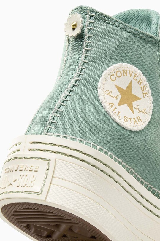 Converse tenisi Chuck Taylor All Star Modern Lift verde A07547C