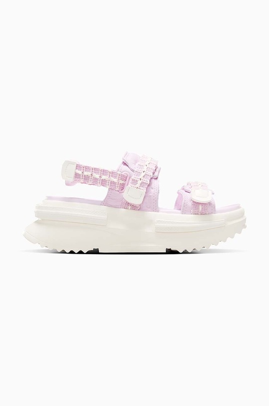 Converse sandale de piele Run Star Utility Sandal Cx platformă violet A07545C