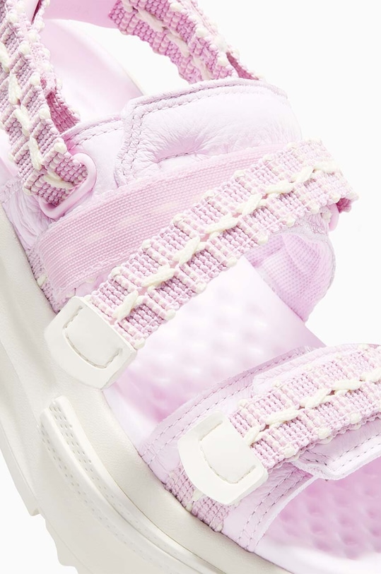 Взуття Шкіряні сандалі Converse Run Star Utility Sandal Cx A07545C фіолетовий