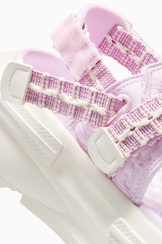 Шкіряні сандалі Converse Run Star Utility Sandal Cx фіолетовий A07545C