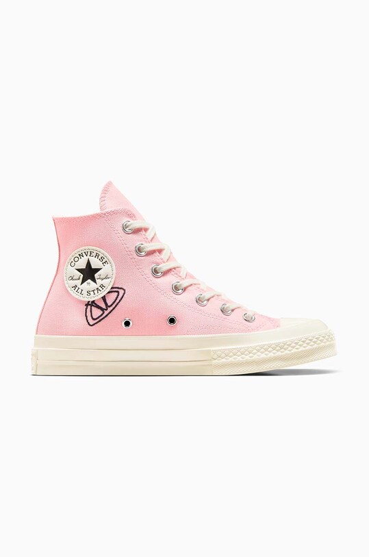Кеди Converse Chuck 70 пласка рожевий A07558C