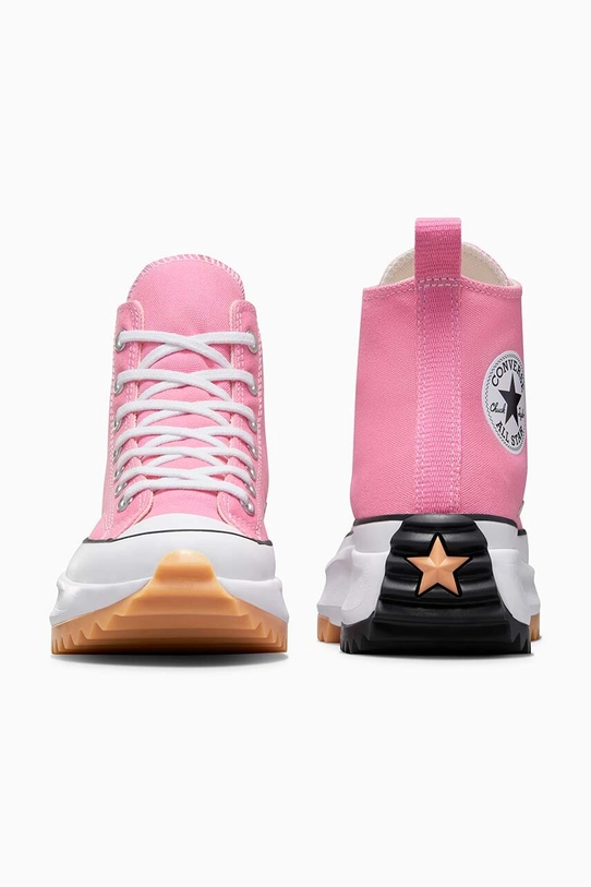 Обувки Високи кецове Converse Run Star Hike A08735C виолетов