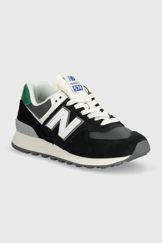 Маратонки New Balance 574 велур черен WL574YA1
