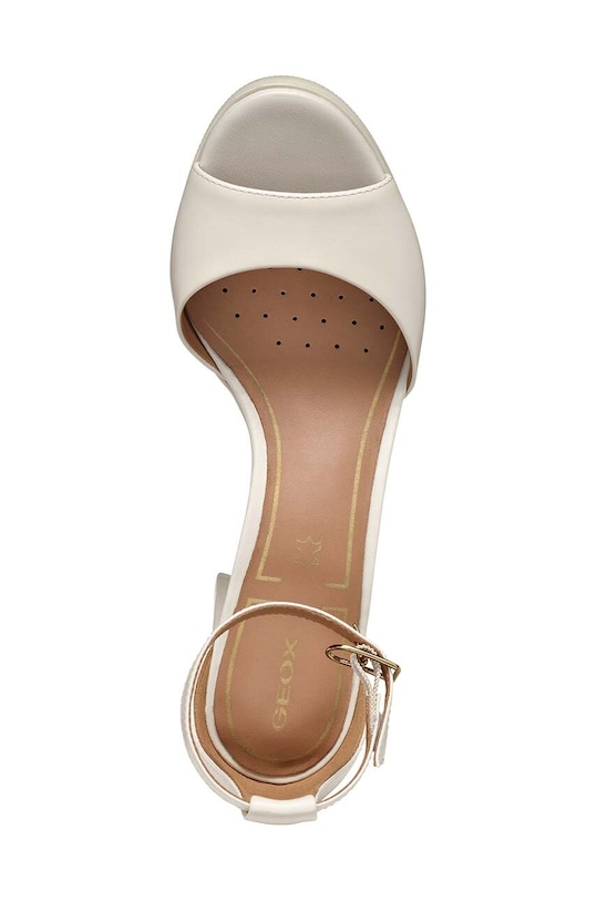 Geox sandały skórzane D WALK PLEASURE 85S D45B6D.00043.C1002 beżowy