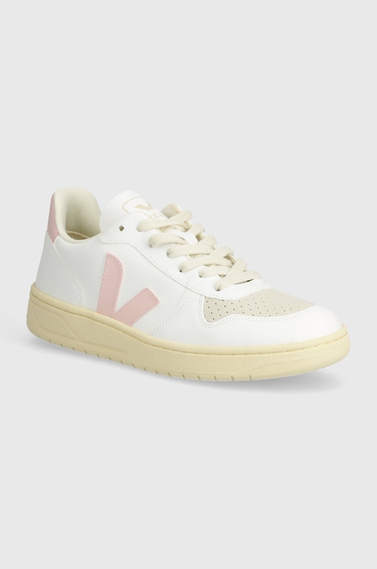 Veja sneakersy V-10 imitacja zamszu biały VX0703131