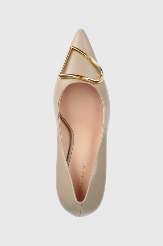 Kožené lodičky Coccinelle béžová E4.QSD.13.01.01.N80