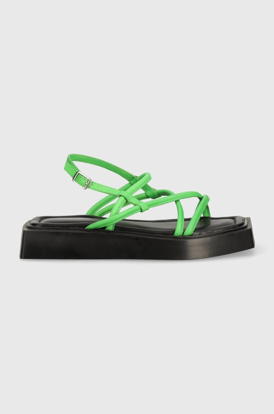 Kožené sandály Vagabond Shoemakers EVY 5336.101.55 zelená SS24