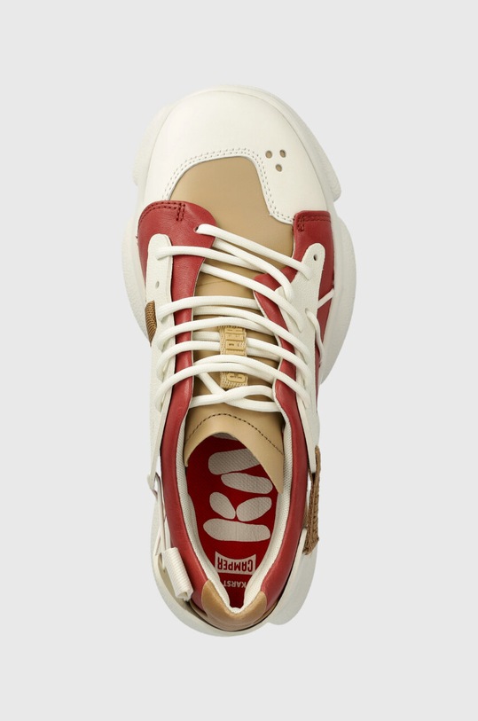 Kožené tenisky Camper Karst béžová K201439.022