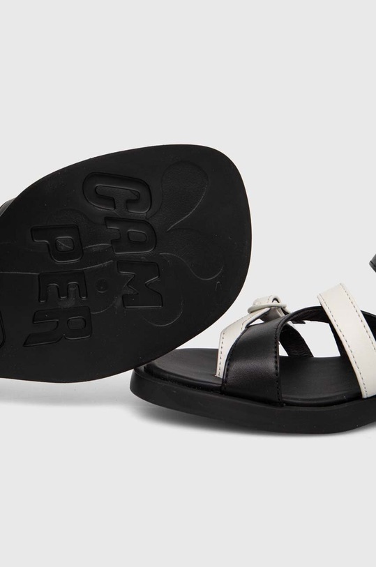 Kožené šľapky Camper TWS K201602.004 čierna