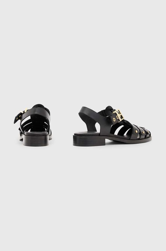 Boty Kožené sandály AllSaints Nelly Stud W028FA.BLK černá