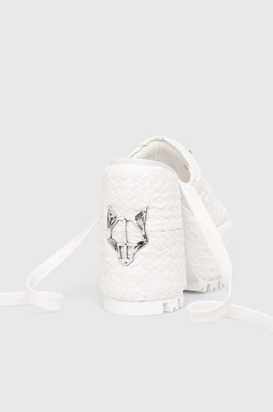 Încălțăminte Naked Wolfe sandale Beach.Raffia.White alb