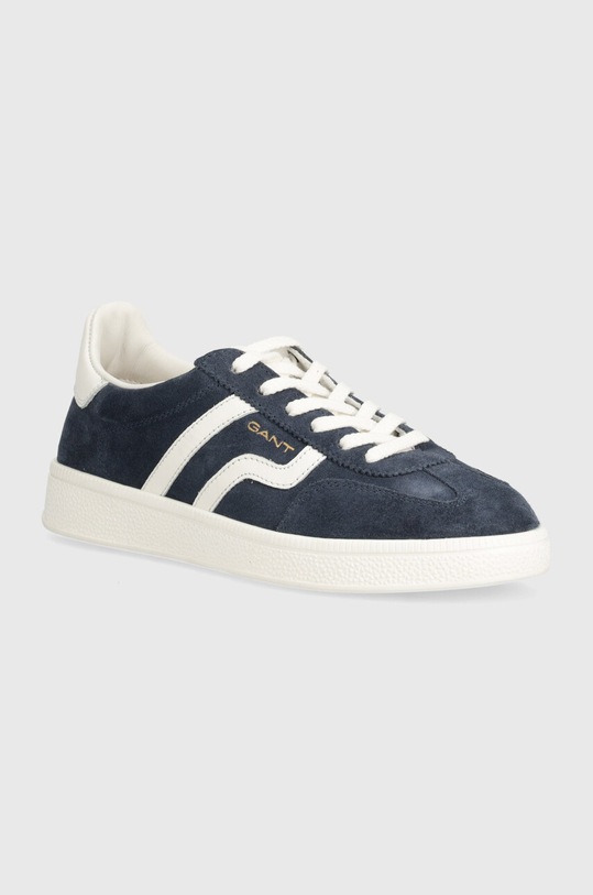 Gant sneakers din piele intoarsă Cuzima plată albastru 29534814.G910