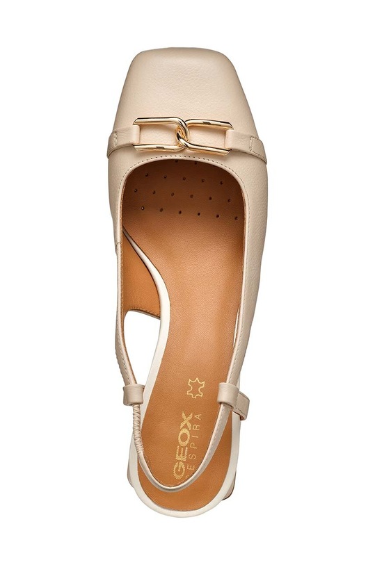 Geox czółenka skórzane D CORONILLA A D45D1A.00046.C5322 beżowy