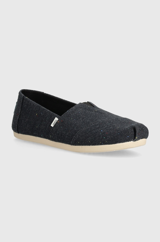 Toms espadrile Alpargata textil bleumarin 10019653